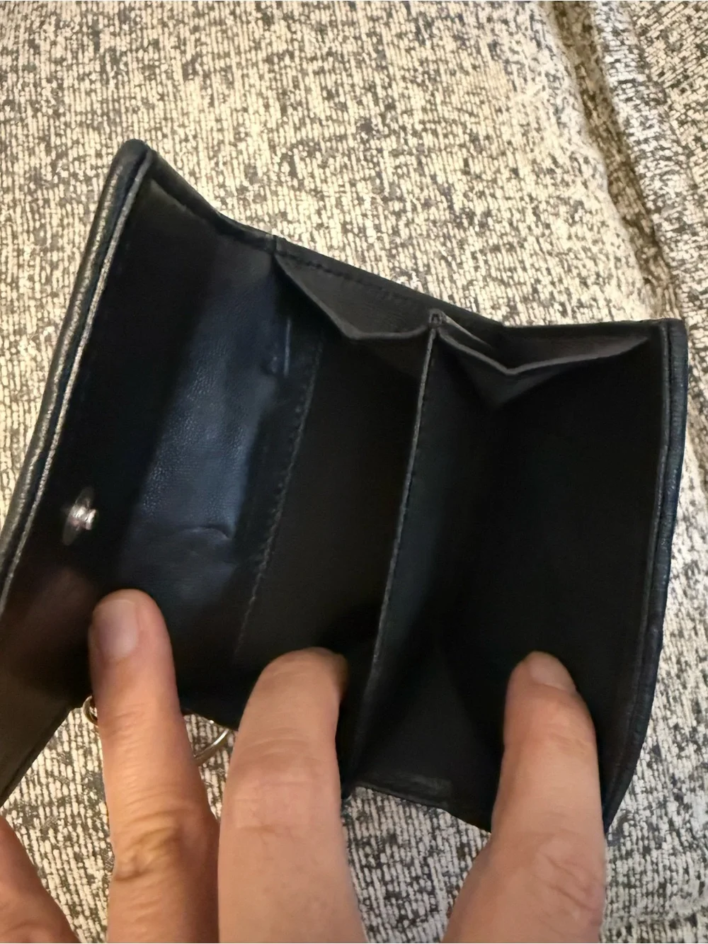 Christian Dior Wallet - black leather